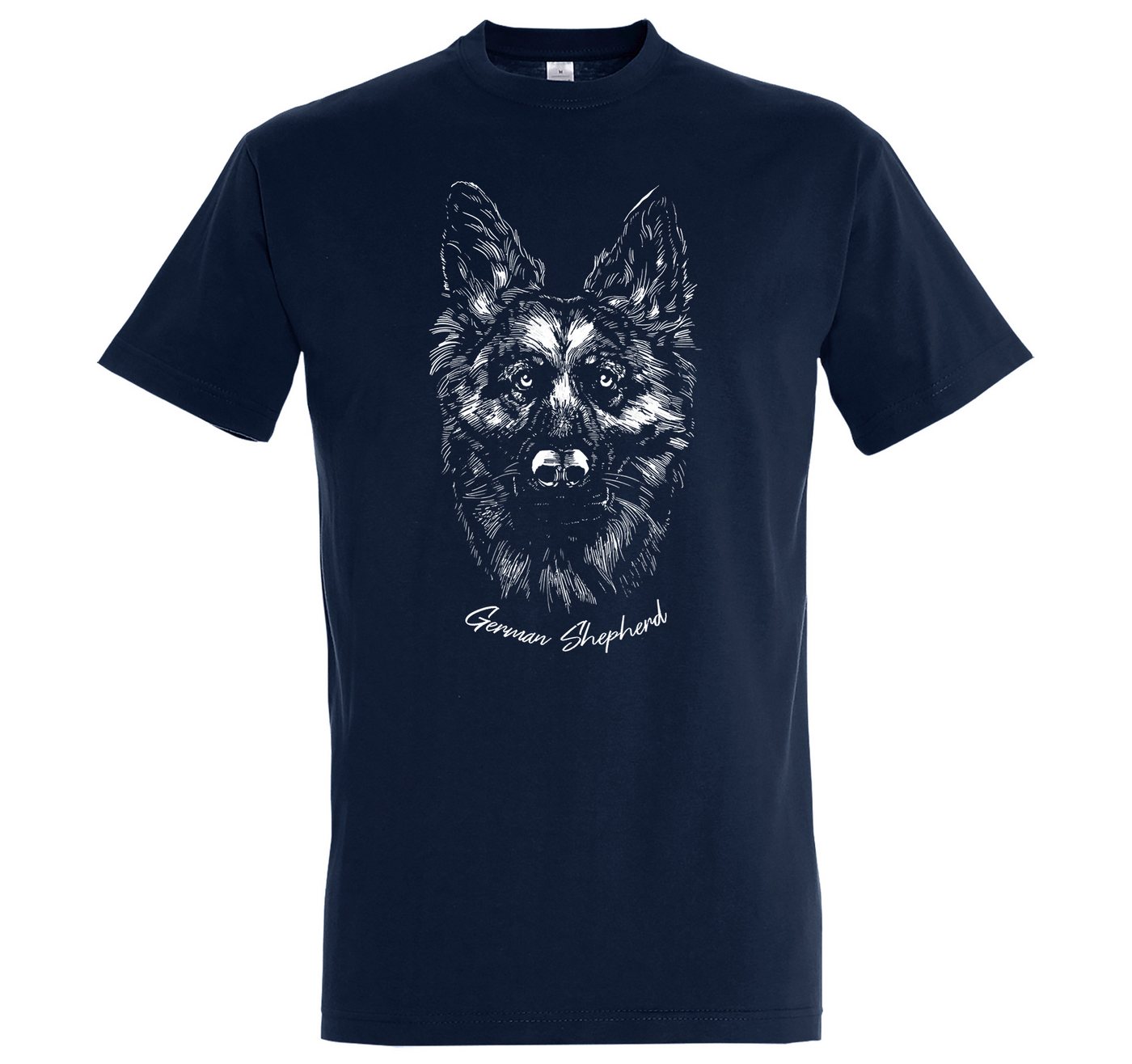 Youth Designz Print-Shirt German Shepherd Herren T-Shirt mit modischem Frontprint von Youth Designz