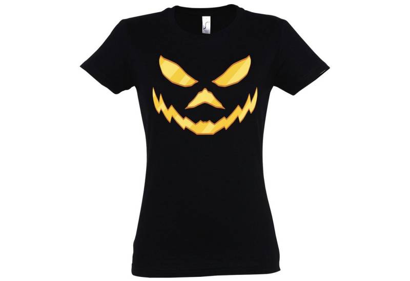 Youth Designz Print-Shirt Halloween Damen T-Shirt Horror Joker Face Fun-Look mit lustigem Aufdruck von Youth Designz