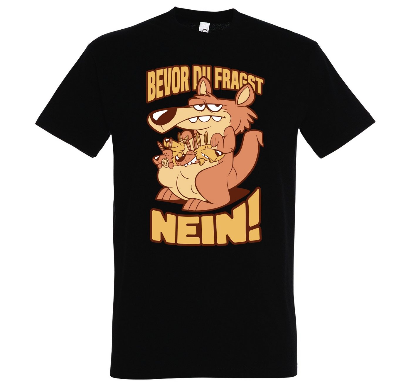 Youth Designz Print-Shirt Herren T-Shirt BEVOR DU FRAGST NEIN mit lustigem Spruch Aufdruck von Youth Designz