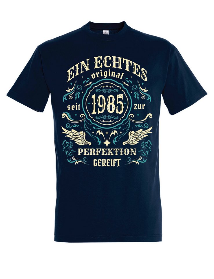 Youth Designz Print-Shirt Herren T-Shirt Vintage Geburtstag 1985 Aufdruck Statement Geschenk mit modischen Print für Männer von Youth Designz