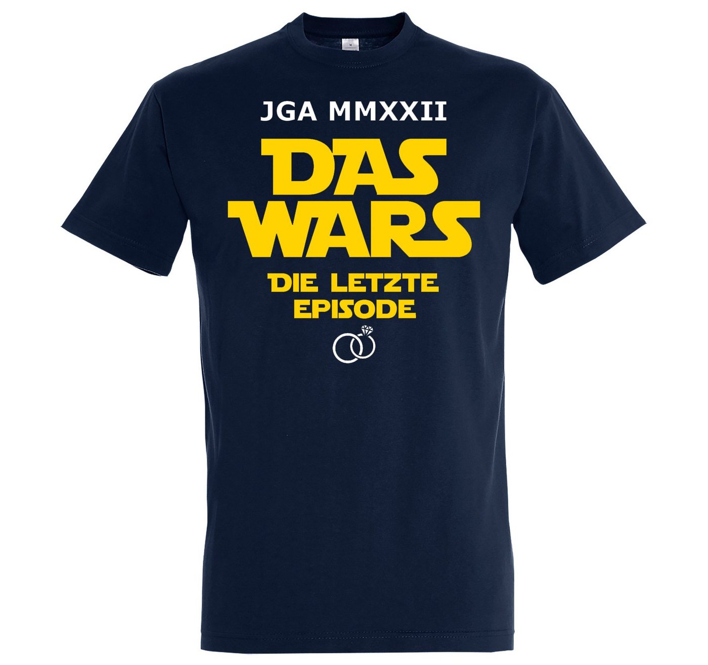 Youth Designz Print-Shirt JGA 2022 DAS WARS Herren T-Shirt mit lustigem Spruch Aufdruck von Youth Designz