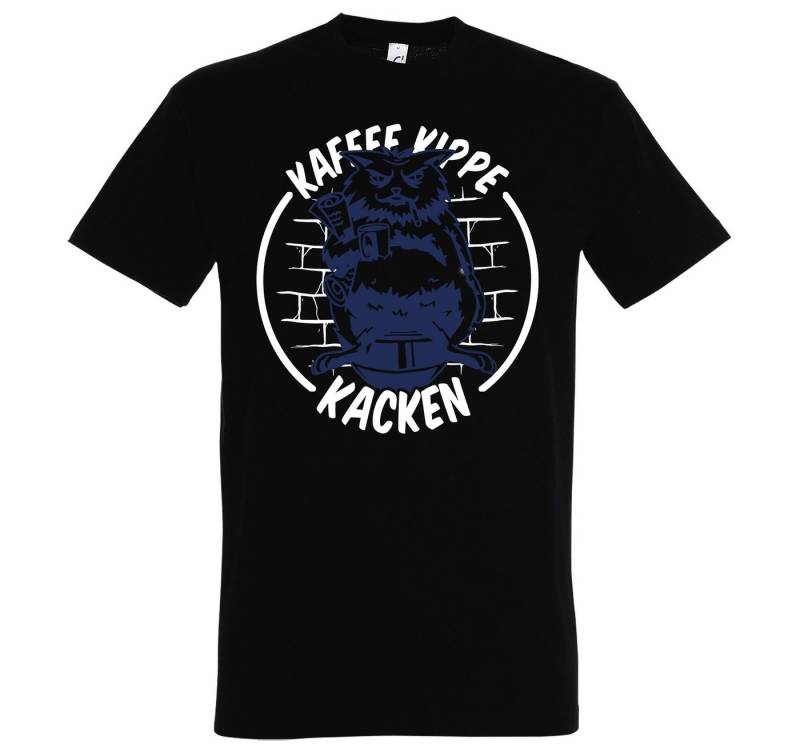 Youth Designz Print-Shirt "Kaffee Kippe K*cken" Herren T-Shirt mit lustigem Spruch von Youth Designz