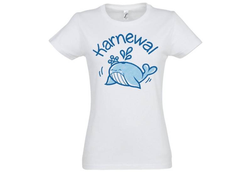 Youth Designz Print-Shirt Karnewal Damen T-Shirt Fasching Karneval Kostüm mit lustigem Spruch von Youth Designz