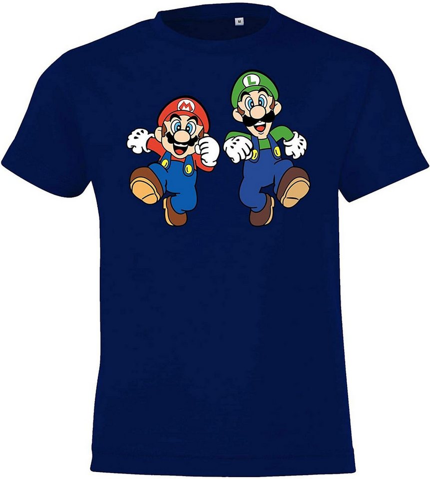 Youth Designz Print-Shirt Kinder Baby T-Shirt Mario & Luigi Jungen Mädchen Geschenk Fun Print mit modischem Gaming Aufdruck von Youth Designz