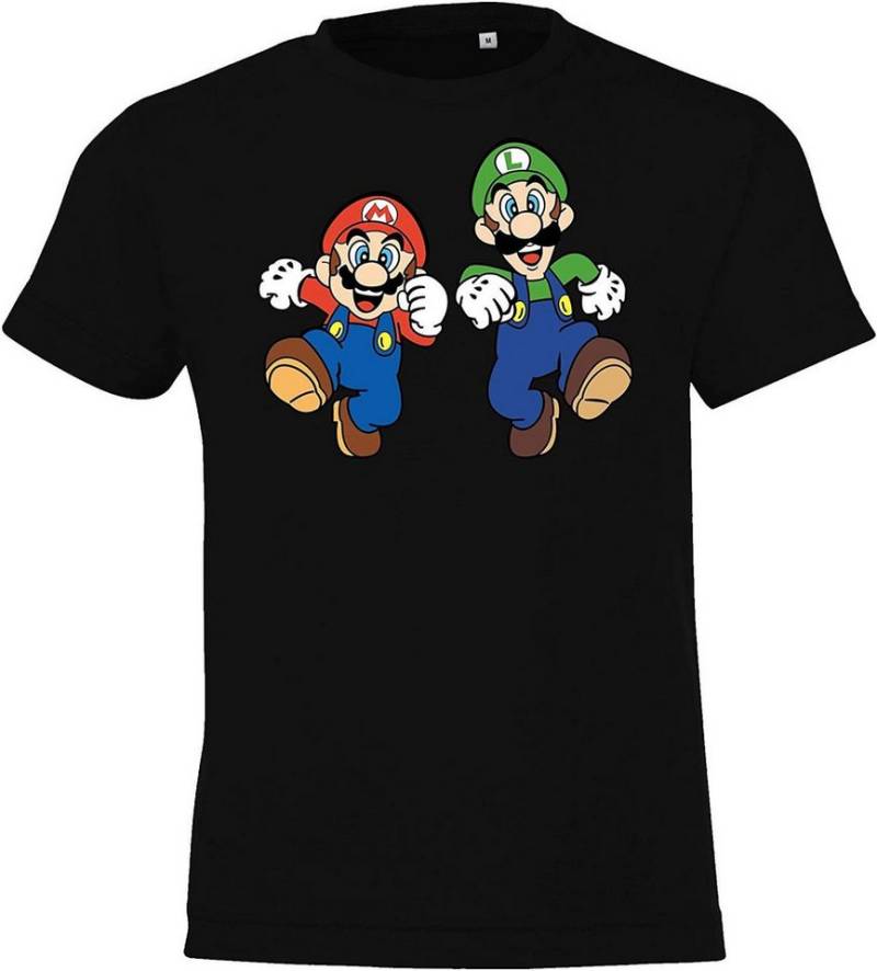 Youth Designz Print-Shirt Kinder Baby T-Shirt Mario & Luigi Jungen Mädchen Geschenk Fun Print mit modischem Gaming Aufdruck von Youth Designz