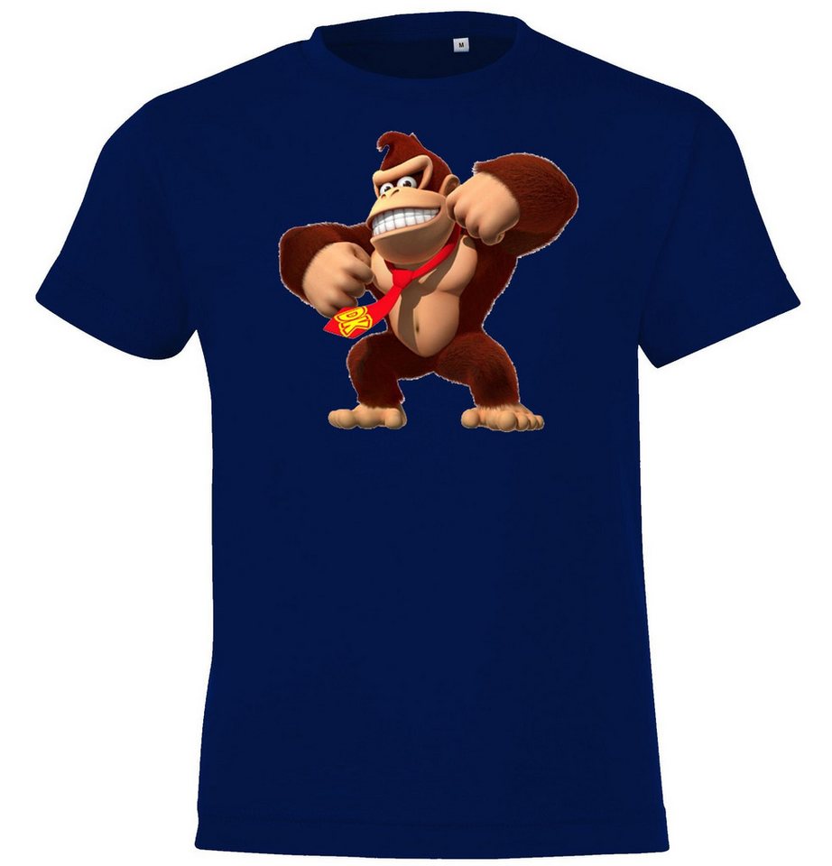 Youth Designz Print-Shirt Kinder T-Shirt Donkey Kong Jungen Fun Print Gorilla mit Gaming Retro Aufdruck von Youth Designz