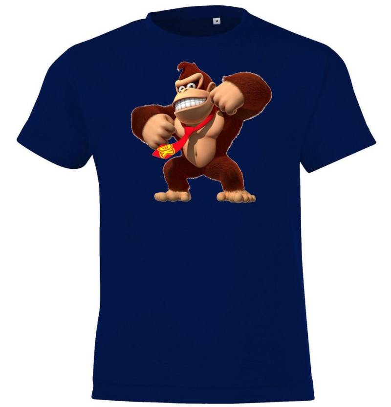 Youth Designz Print-Shirt Kinder T-Shirt Donkey Kong Jungen Fun Print Gorilla mit Gaming Retro Aufdruck von Youth Designz