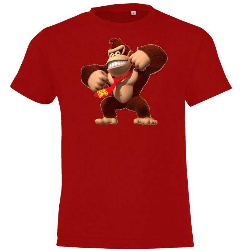 Youth Designz Print-Shirt Kinder T-Shirt Donkey Kong Jungen Fun Print Gorilla mit Gaming Retro Aufdruck von Youth Designz