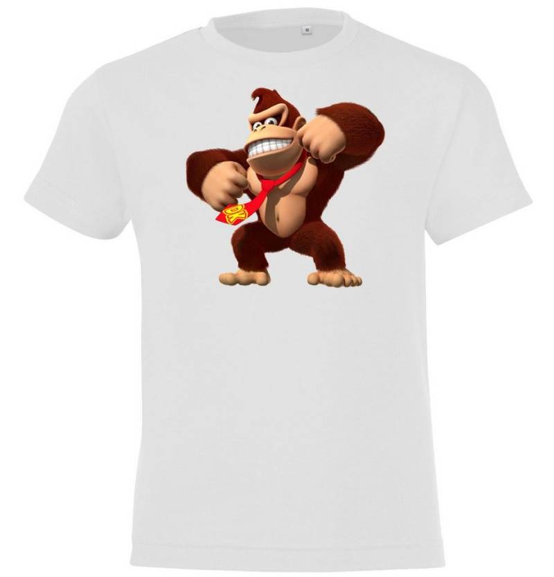 Youth Designz Print-Shirt Kinder T-Shirt Donkey Kong Jungen Fun Print Gorilla mit Gaming Retro Aufdruck von Youth Designz