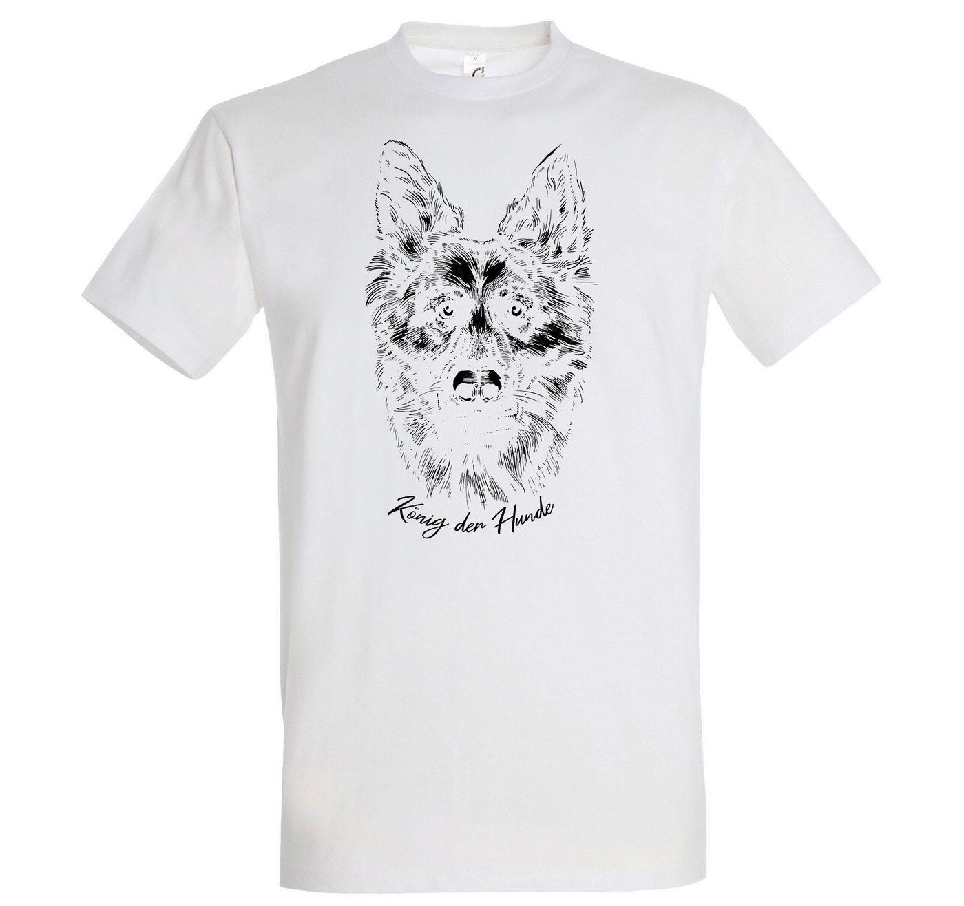 Youth Designz Print-Shirt König der Hunde Herren T-Shirt mit modischem Frontprint Youth Designz Print-Shirt König der Hunde Herren T-Shirt mit modischem Frontprint von Youth Designz