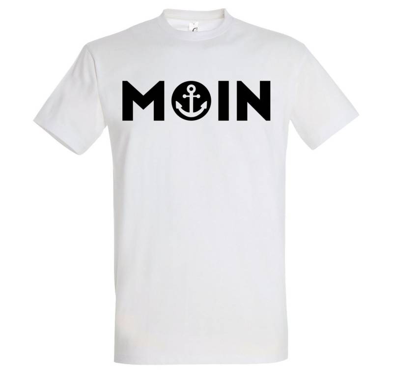 Youth Designz Print-Shirt Moin Logo Herren T-Shirt Anker Spruch mit modischem Aufdruck von Youth Designz