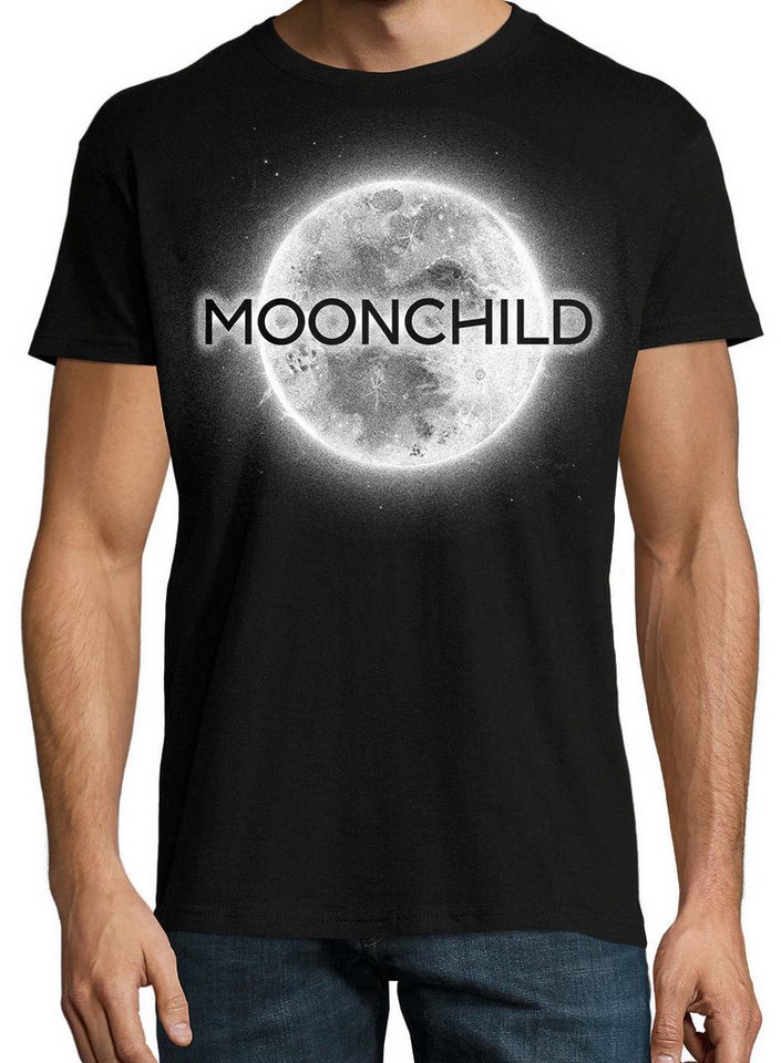 Youth Designz Print-Shirt Moonchild Herren T-Shirt mit lustigen Logo für Herren von Youth Designz