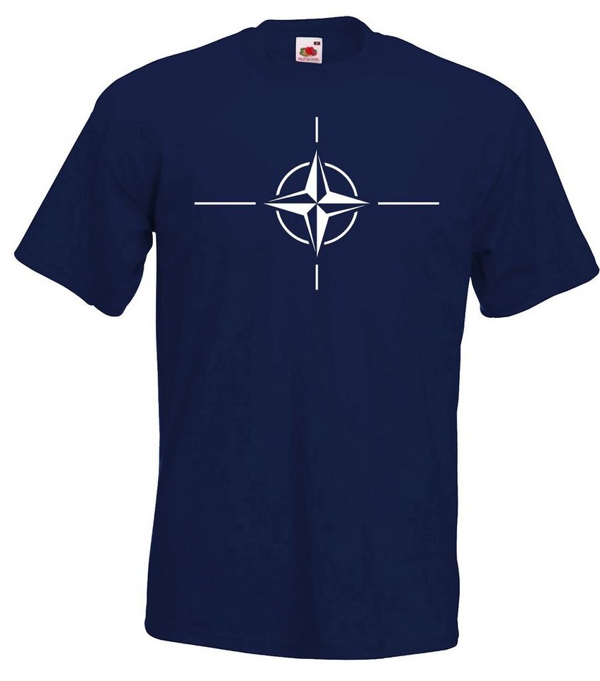 Youth Designz Print-Shirt NATO Herren T-Shirt mit modischem Logo Aufdruck von Youth Designz