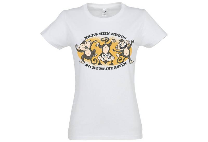 Youth Designz Print-Shirt "Nicht mein Zirkus" Damen T-Shirt mit modischem Print Youth Designz Print-Shirt "Nicht mein Zirkus" Damen T-Shirt mit modischem Print von Youth Designz