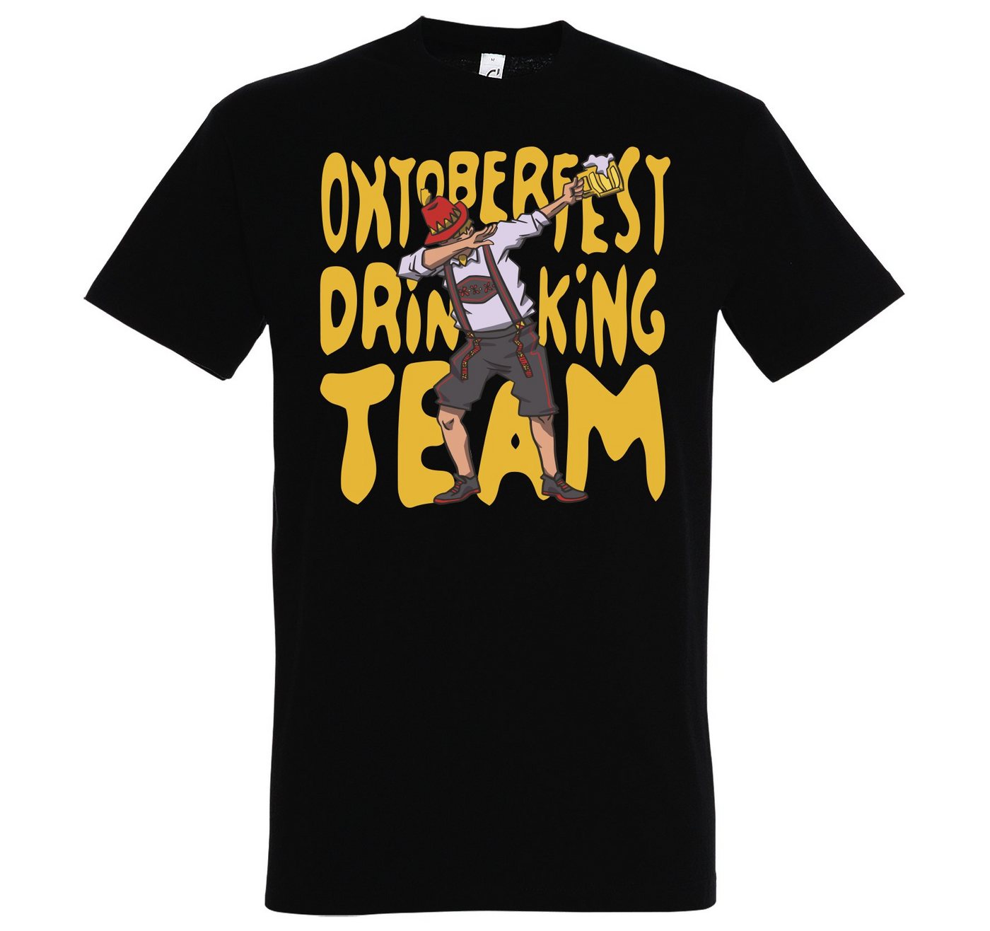 Youth Designz Print-Shirt Oktoberfest Drinking Team Herren T-Shirt mit lustigem Spruch und Trachten Print von Youth Designz
