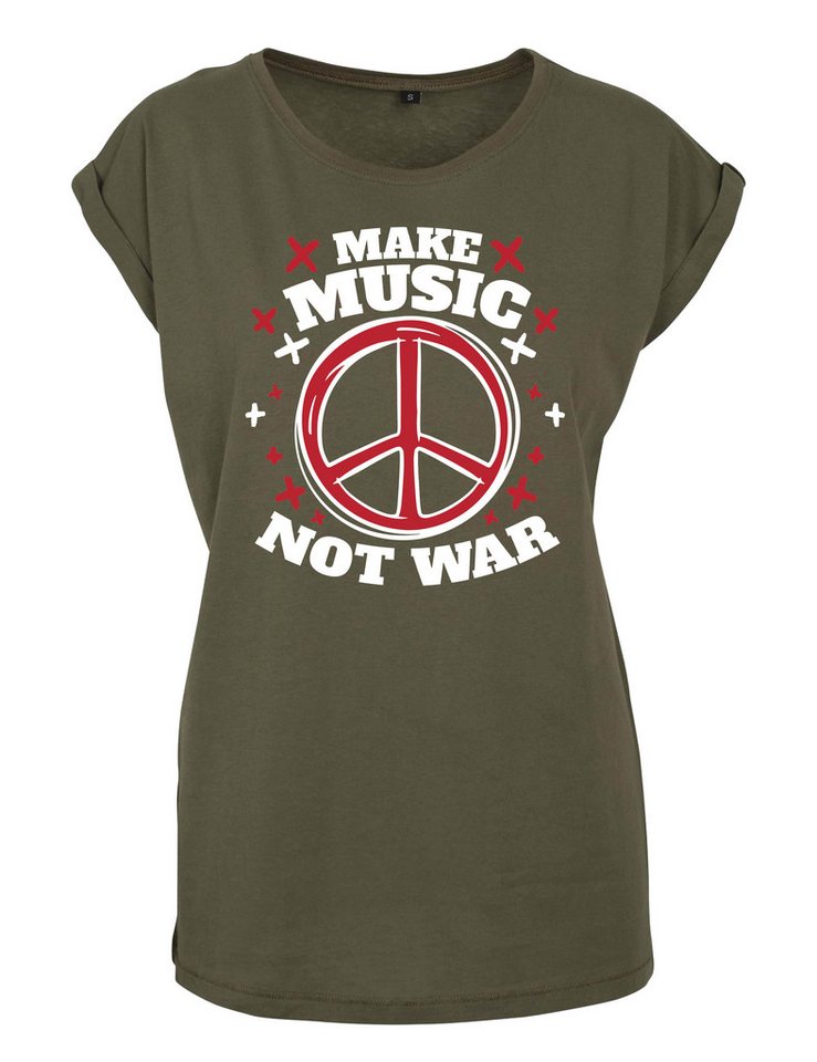 Youth Designz Print-Shirt "Peace Make Music" Damen T-Shirt Statement oder Geschenk Frauen Motiv mit trendigem Aufdruck Youth Designz Print-Shirt "Peace Make Music" Damen T-Shirt Statement oder Geschenk Frauen Motiv mit trendigem Aufdruck von Youth Designz