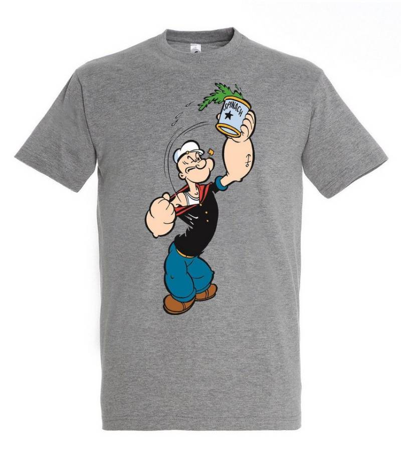 Youth Designz Print-Shirt Popeye Herren T-Shirt Fun-Print Geschenk Männer Statement mit modischem Aufdruck von Youth Designz