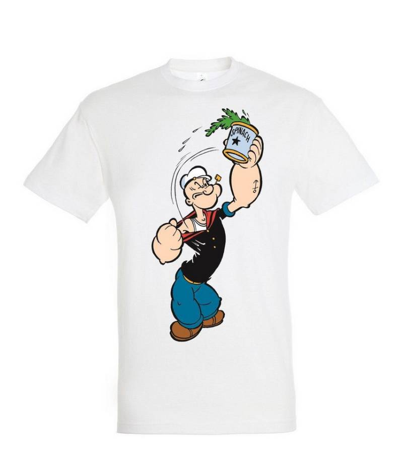 Youth Designz Print-Shirt Popeye Herren T-Shirt Fun-Print Geschenk Männer Statement mit modischem Aufdruck von Youth Designz
