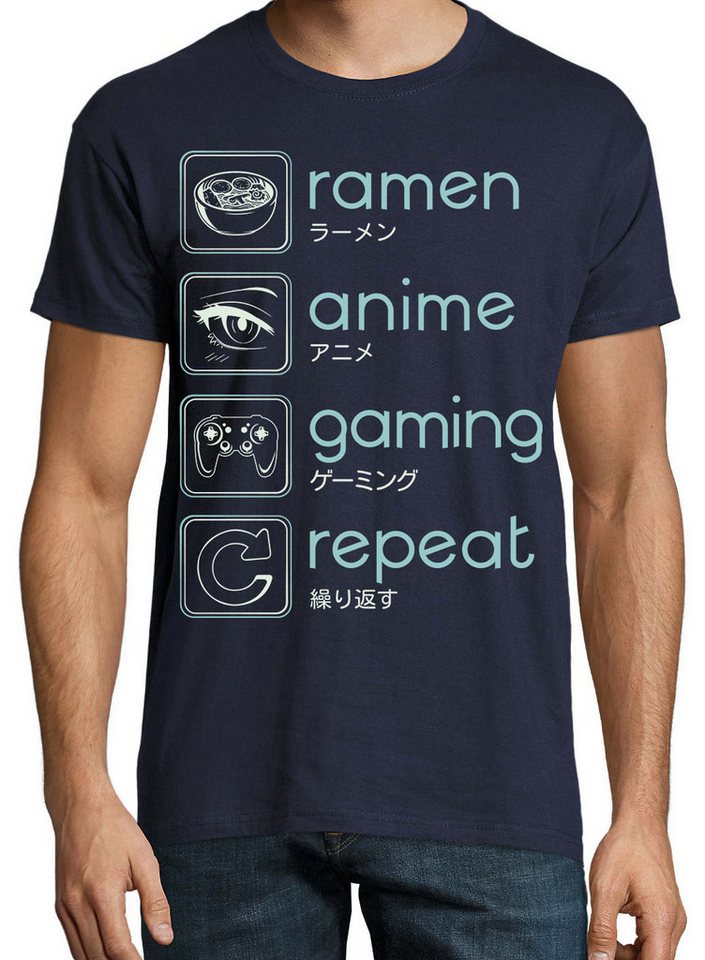 Youth Designz Print-Shirt Ramen Anime Gaming Herren T-Shirt mit lustigen Logo für Herren von Youth Designz