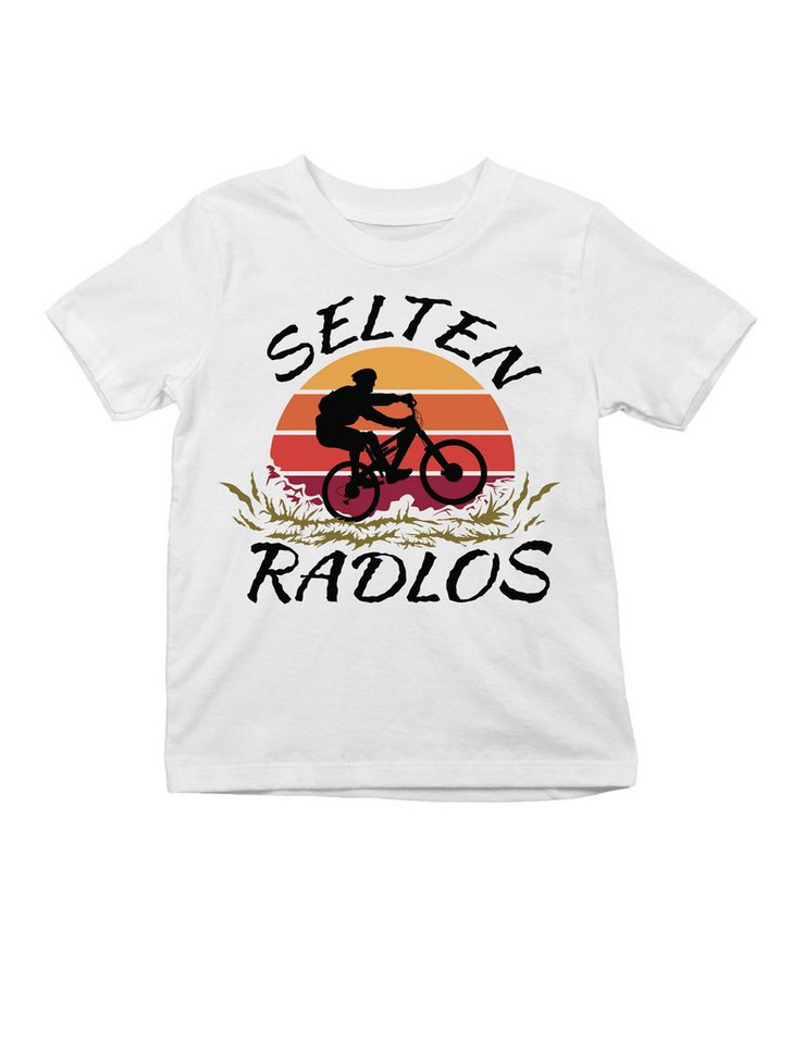Youth Designz Print-Shirt "Selten Radlos" Kinder T-Shirt mit Lustigen Print Geschenk mit witzigen Motiv von Youth Designz