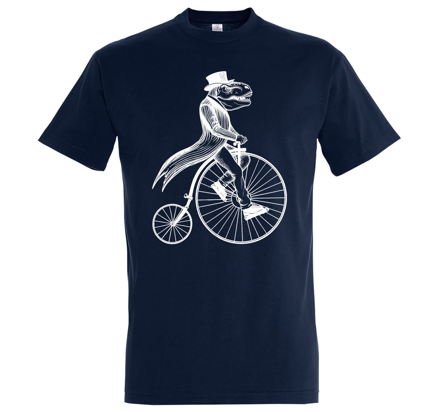 Youth Designz Print-Shirt T-Rex Zweirad Herren T-Shirt mit modischem Frontprint von Youth Designz