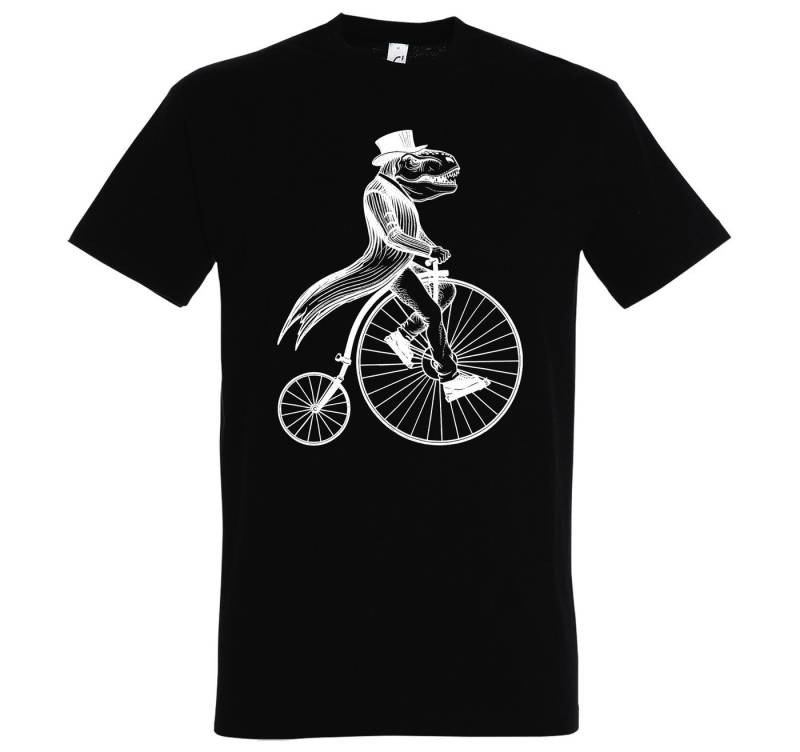 Youth Designz Print-Shirt T-Rex Zweirad Herren T-Shirt mit modischem Frontprint von Youth Designz