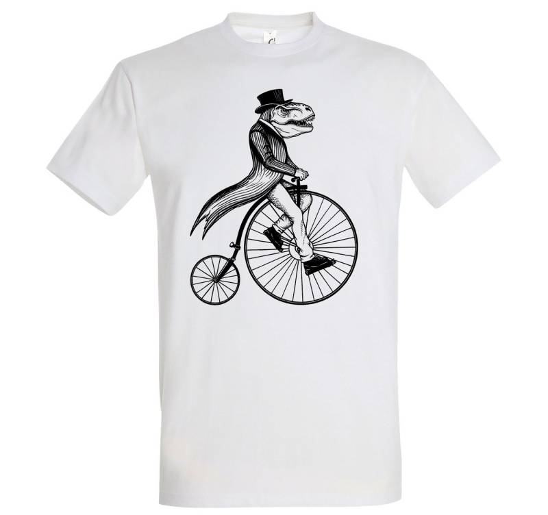 Youth Designz Print-Shirt T-Rex Zweirad Herren T-Shirt mit modischem Frontprint von Youth Designz