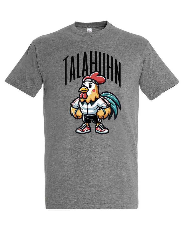 Youth Designz Print-Shirt Talahuhn Herren T-Shirt mit Lustigen Print Geschenk Statement mit lustigem Huhn Logo von Youth Designz