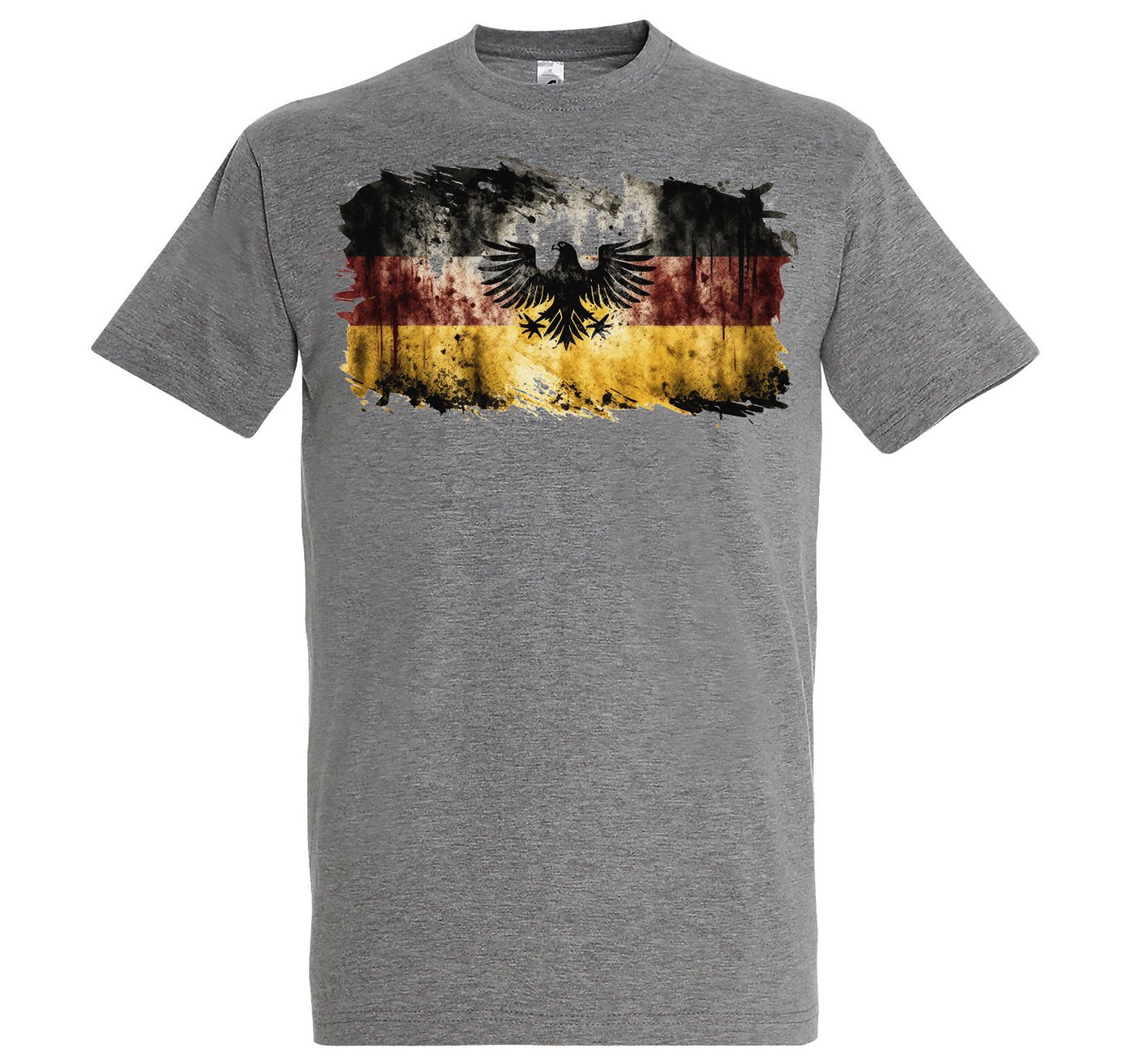 Youth Designz Print-Shirt Vintage Deutschland Herren T-Shirt mit modischem EM 2024 Aufdruck von Youth Designz