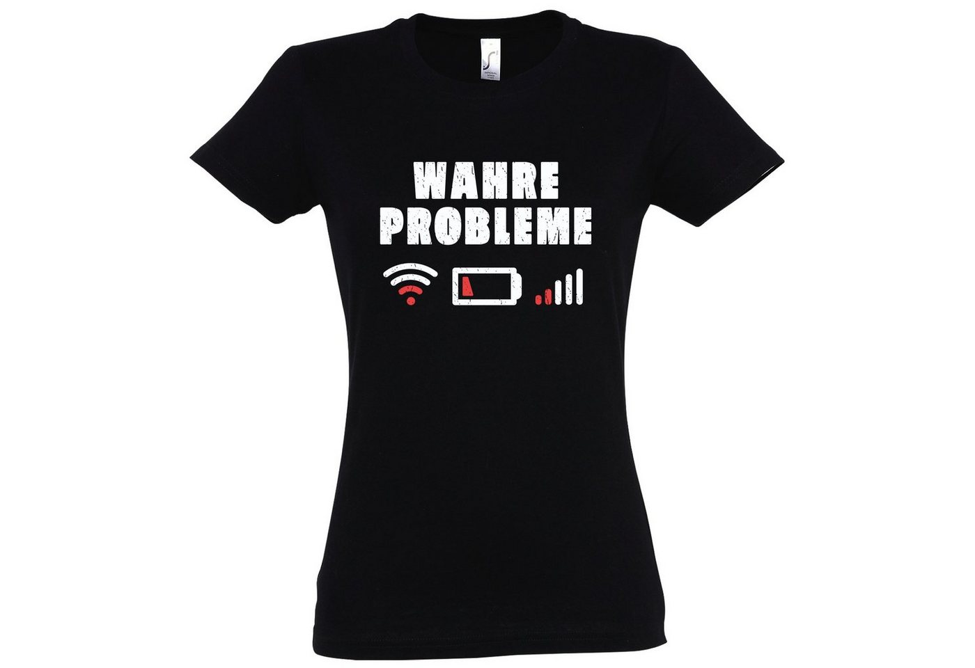 Youth Designz Print-Shirt "Wahre Problem" Damen T-Shirt mit modischem Print von Youth Designz