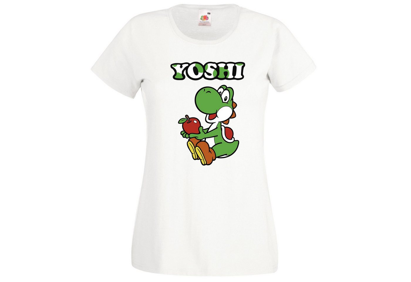 Youth Designz Print-Shirt Yoshi Damen T-Shirt Fun Print für Frauen mit modischem Gaming Aufdruck von Youth Designz
