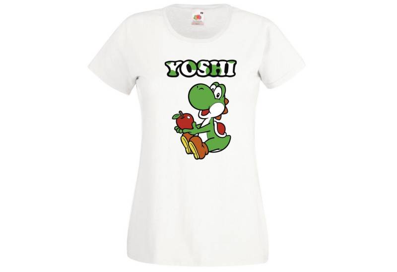 Youth Designz Print-Shirt Yoshi Damen T-Shirt Fun Print für Frauen mit modischem Gaming Aufdruck von Youth Designz