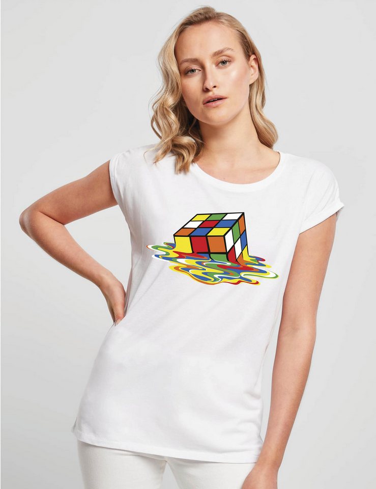 Youth Designz Print-Shirt "Zauberwürfel" Damen T-Shirt als Statement oder Geschenk Frauen Motiv mit stylischen Aufdruck für Frauen von Youth Designz