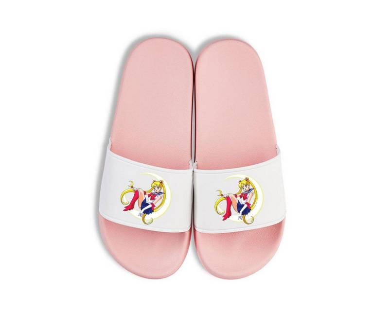 Youth Designz Sailor Moon Damen Badelatschen Flip Flops Frauen Geschenk Badeschuh mit Manga Anime Print von Youth Designz