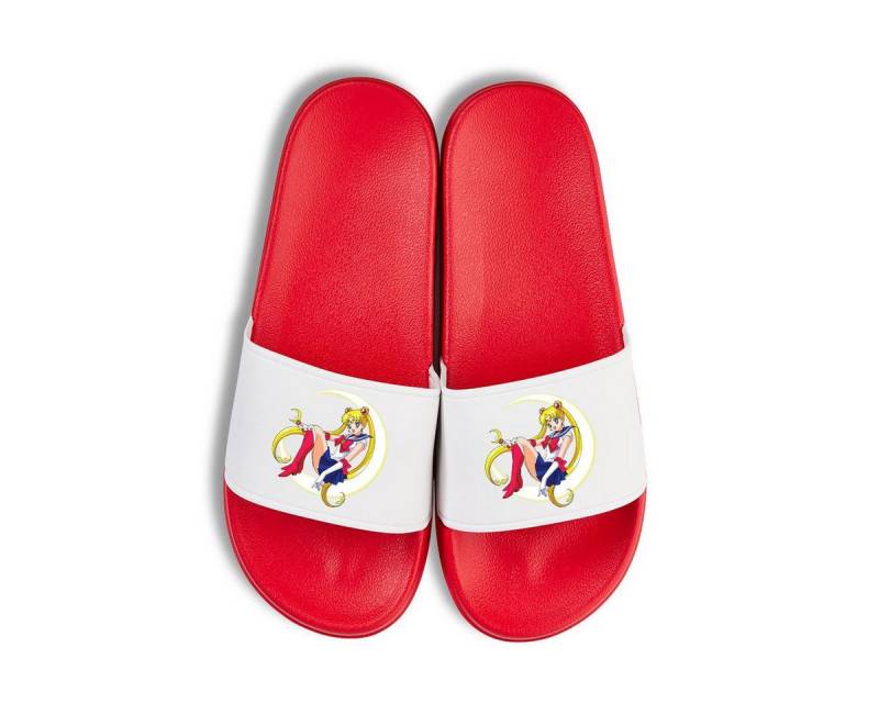 Youth Designz Sailor Moon Damen Badelatschen Flip Flops Frauen Geschenk Badeschuh mit Manga Anime Print von Youth Designz