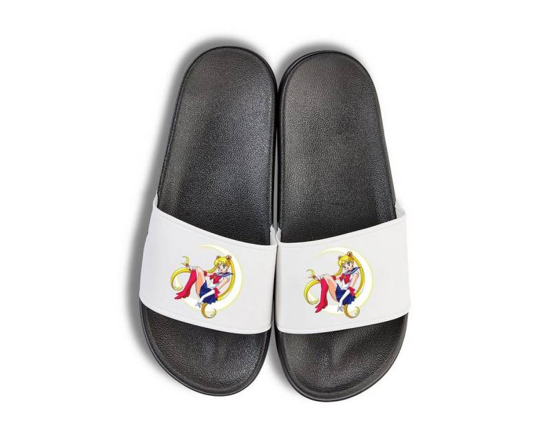 Youth Designz Sailor Moon Damen Badelatschen Flip Flops Frauen Geschenk Badeschuh mit Manga Anime Print von Youth Designz