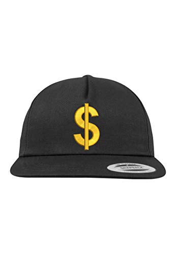 Youth Designz Snapback Cap Kappe Modell Dollar Sign - Schwarz von Youth Designz