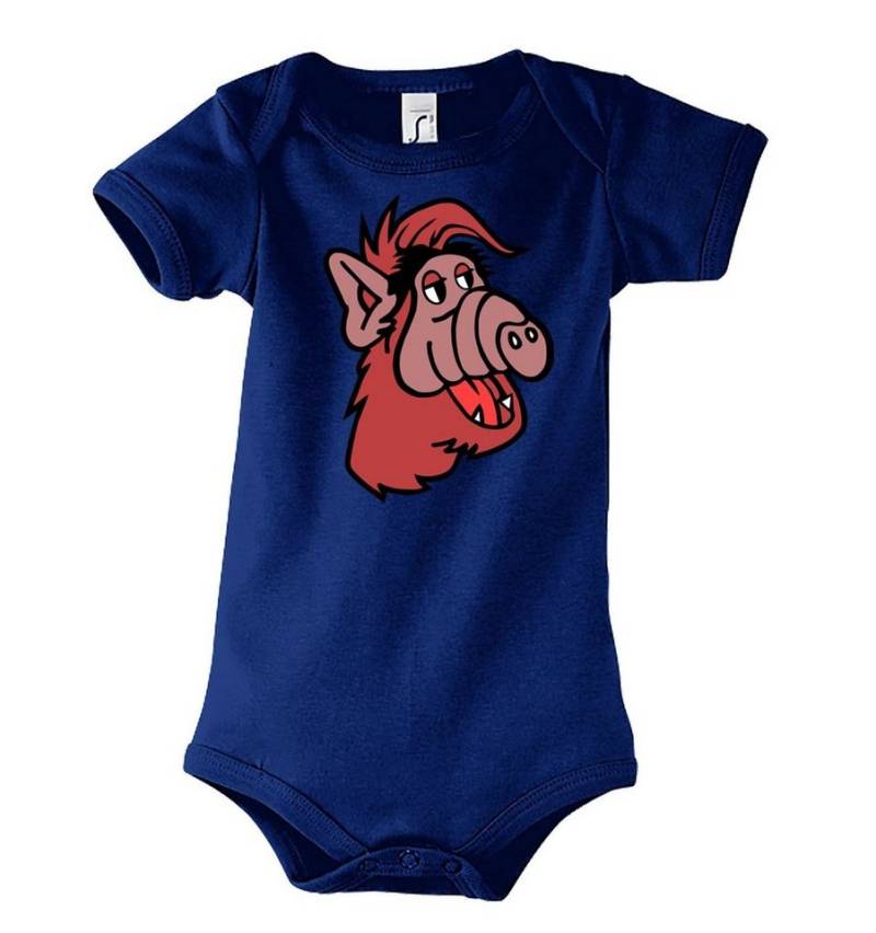Youth Designz Kurzarmbody Baby Body Strampler Alf in tollem Design, mit Frontprint von Youth Designz