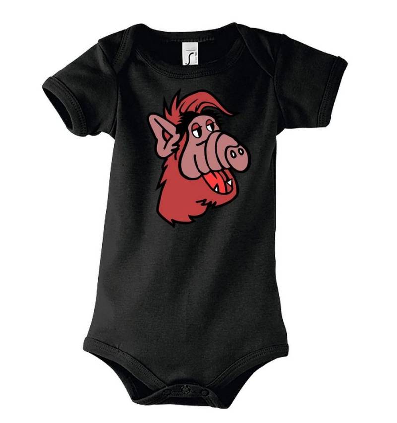 Youth Designz Kurzarmbody Baby Body Strampler Alf in tollem Design, mit Frontprint von Youth Designz