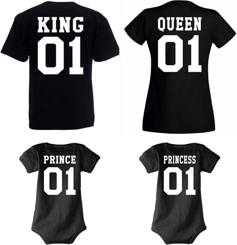 Youth Designz Strampler King Queen Prince Princess Herren Damen Baby T-Shirt Strampler Body (1-tlg) in tollem Design von Youth Designz