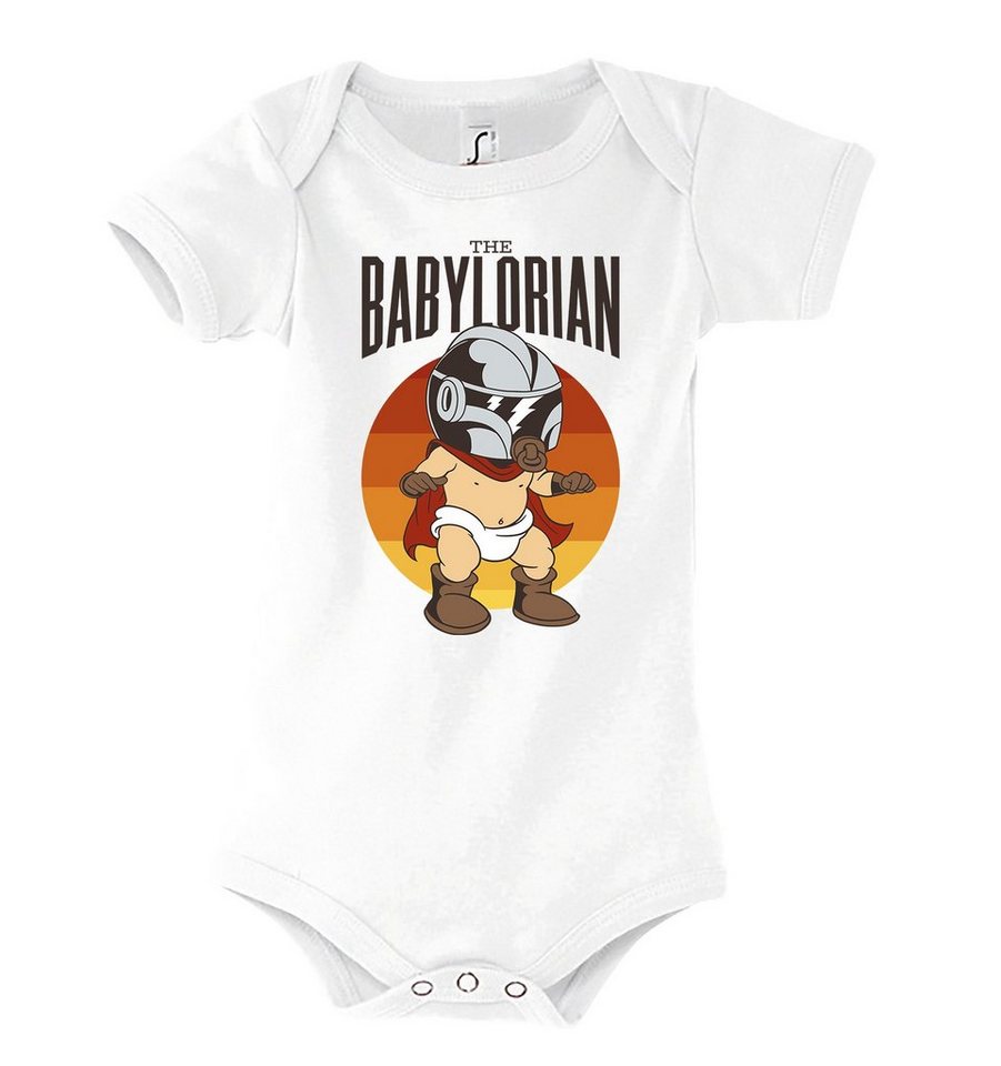 Youth Designz Strampler The Babylorian Baby Strampler mit süßem Frontprint von Youth Designz