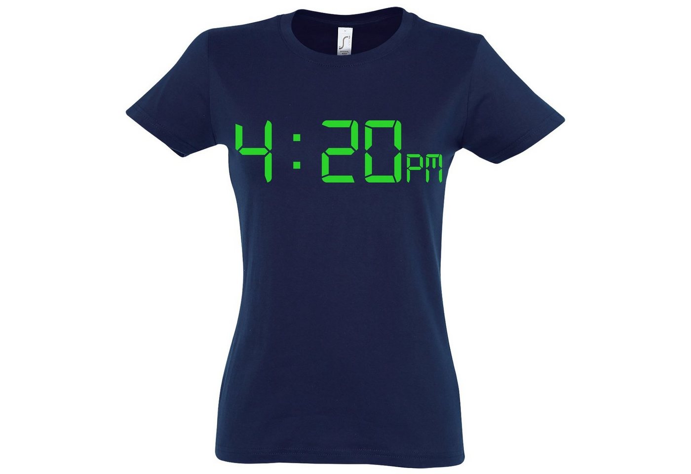 Youth Designz T-Shirt 4:20 Weed Damen T-Shirt mit lustigem Frontprint von Youth Designz