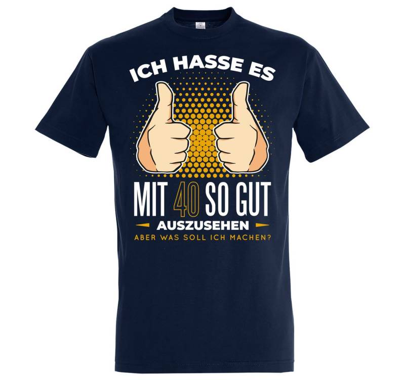 Youth Designz T-Shirt 40 Und Immer Noch Gutaussehend Herren Shirt mit lustigem Spruch Print Youth Designz T-Shirt 40 Und Immer Noch Gutaussehend Herren Shirt mit lustigem Spruch Print von Youth Designz