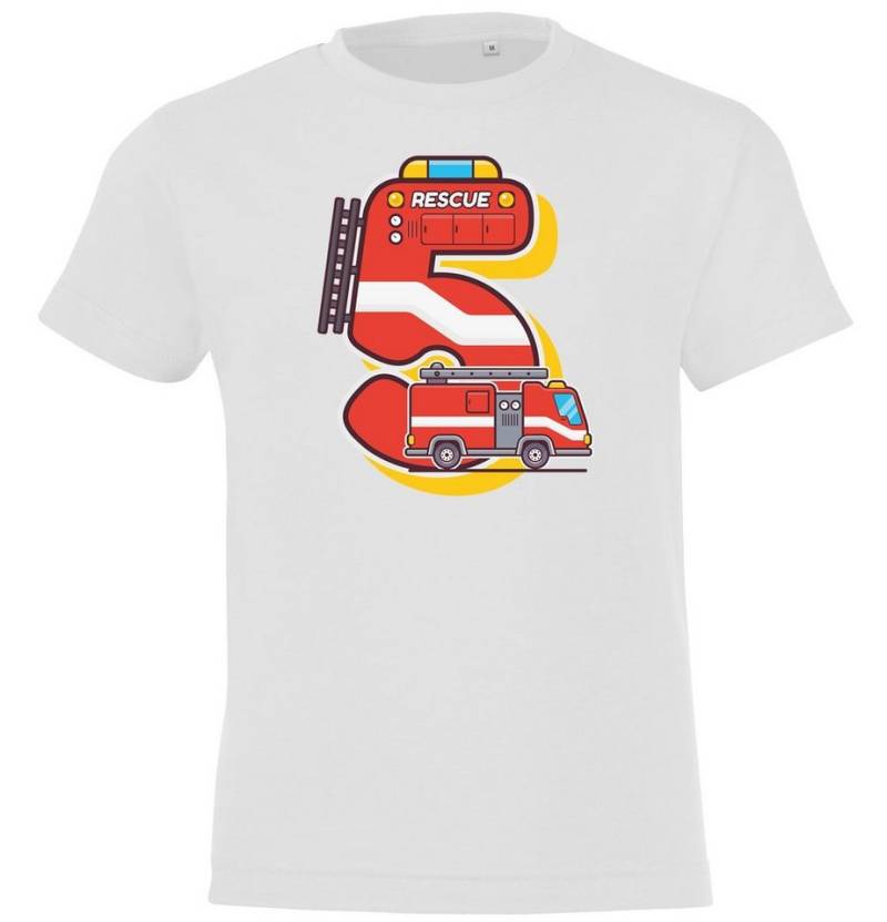 Youth Designz T-Shirt 5 Jahre Alt Geburtstags T-Shirt für Jungen mit lustigem Frontprint von Youth Designz