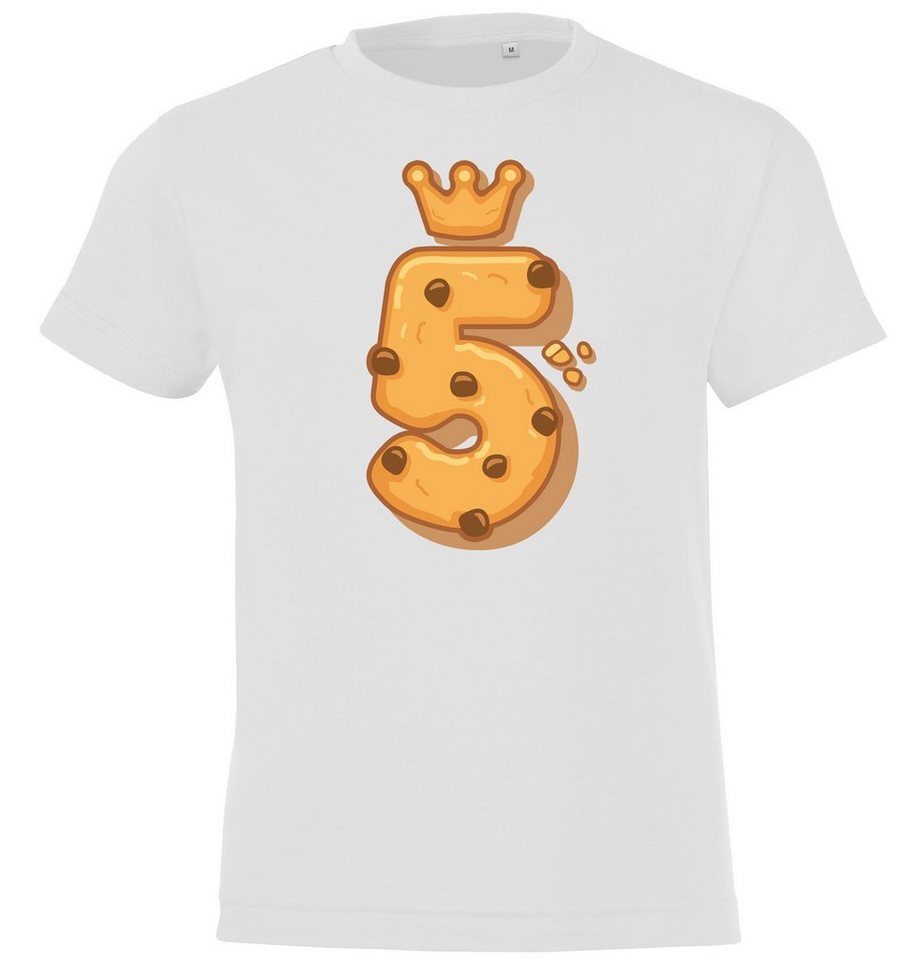 Youth Designz T-Shirt 5 Jahre Alt Geburtstags T-Shirt für Jungen und Mädchen mit lustigem Frontprint von Youth Designz