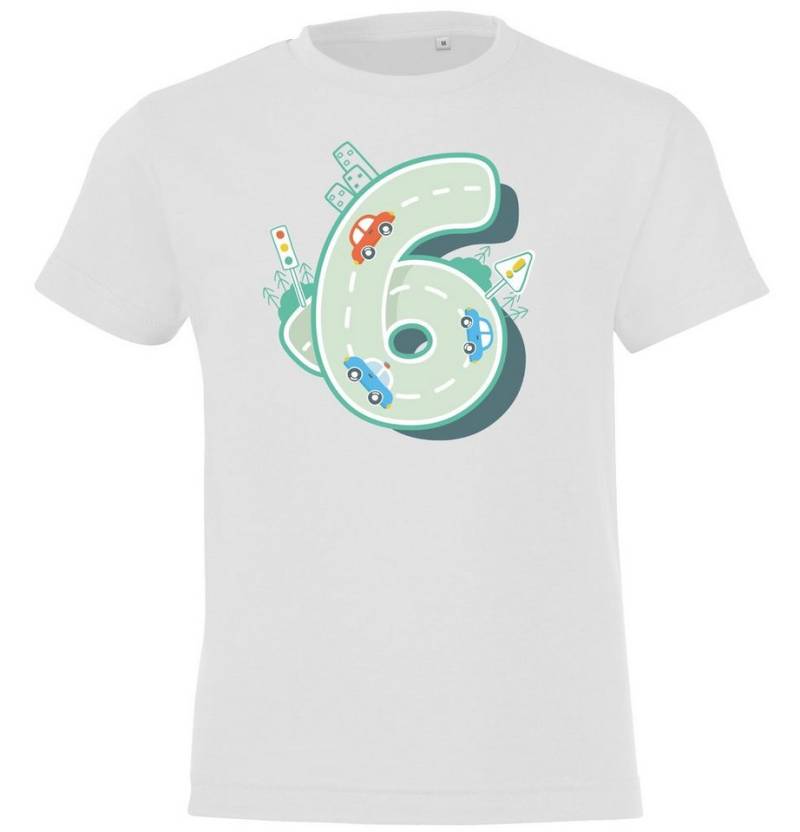 Youth Designz T-Shirt 6 Jahre Alt Geburtstag T-Shirt für Jungen mit trendigem Frontprint von Youth Designz