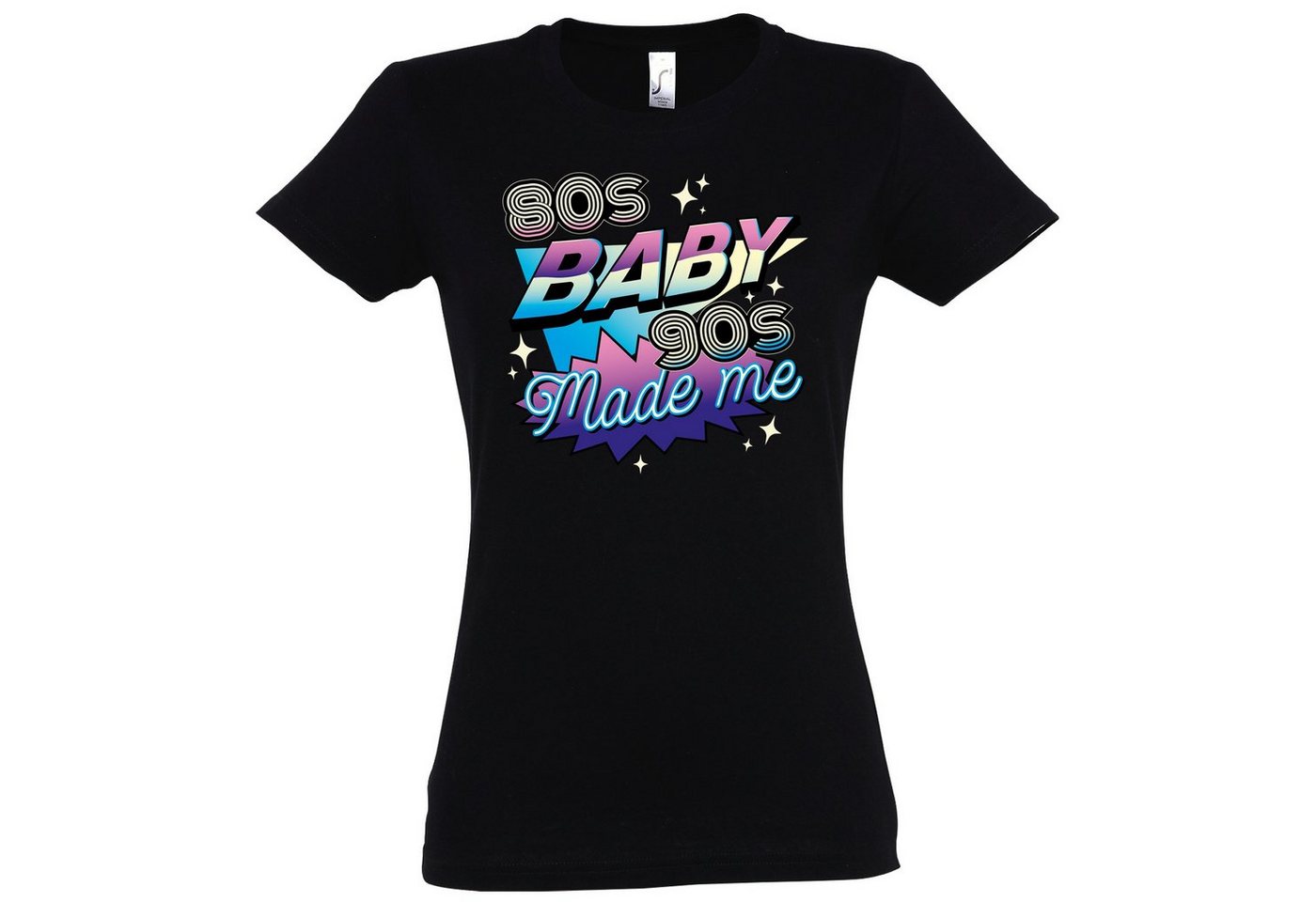 Youth Designz T-Shirt 80'S BABY 90'S Made me Damen Shirt mit Trendigem Retro Look von Youth Designz