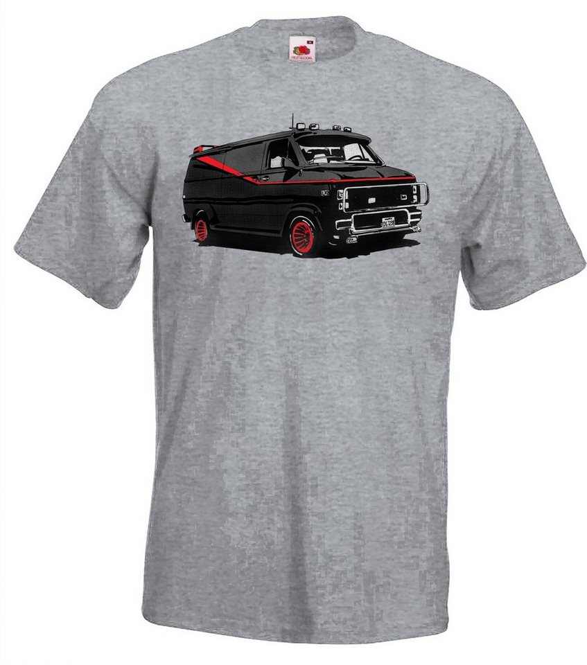 Youth Designz T-Shirt A-Team Van Herren T-Shirt mit trendigem Frotnprint von Youth Designz