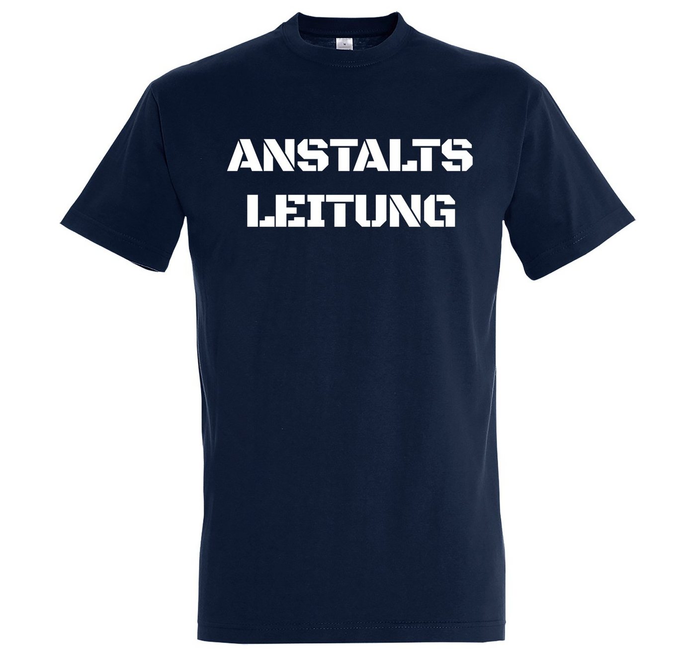 Youth Designz T-Shirt ANSTALTSLEITUNG Herren T-Shirt mit lustigem Frontprint von Youth Designz