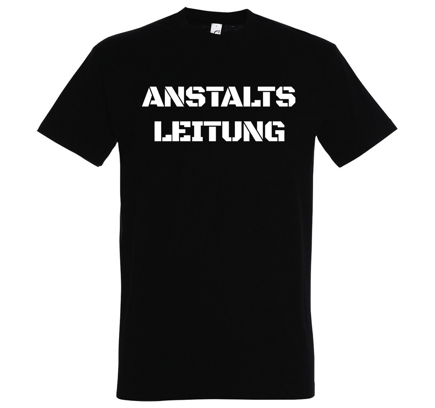 Youth Designz T-Shirt ANSTALTSLEITUNG Herren T-Shirt mit lustigem Frontprint von Youth Designz